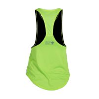 Gorilla Wear - Womens Florida Stringer Tank Top Black/Neon Lime