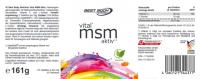 Best Body Nutrition - Vital MSM Activ Tabs (175 Stck/Dose)