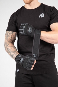 Gorilla Wear - Dallas Wrist Wraps Gloves - Black