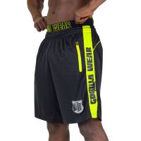 Gorilla Wear - Shelby Shorts - Black/Neon Lime