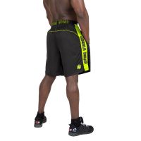 Gorilla Wear - Shelby Shorts - Black/Neon Lime