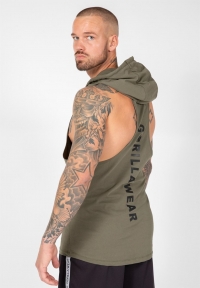 Gorilla Wear - Lawrence Hooded Tank Top - Army Green