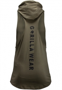 Gorilla Wear - Lawrence Hooded Tank Top - Army Green