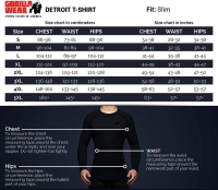 Gorilla Wear - Detroit T-Shirt black