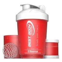 Best Body Nutrition - Eiwei Shaker USBottle - rot/wei