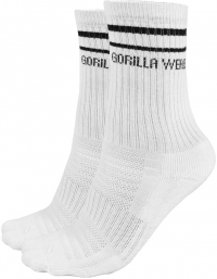 Gorilla Wear - Crew Socks 2-Pack - White