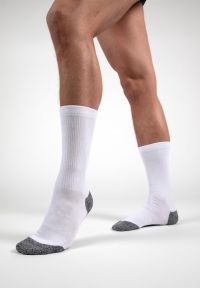 Gorilla Wear - Performance Crew Socks - White