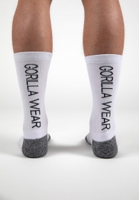 Gorilla Wear - Performance Crew Socks - White