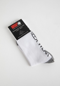 Gorilla Wear - Performance Crew Socks - White