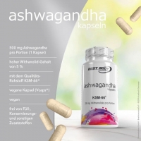 Best Body Nutrition - Ashwagandha Kapseln (60 Stck/Dose)