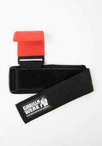 Gorilla Wear - Weight Lifting Hooks - Black/Red