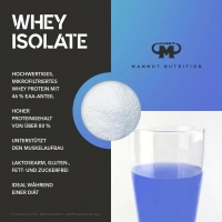 Mammut Nutrition - Whey Isolate - 460 g Dose